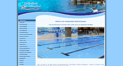 Desktop Screenshot of hallenbad-lilienthal.de